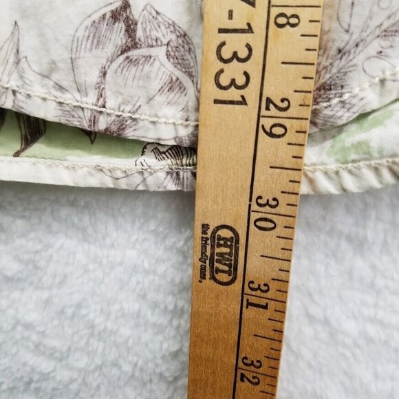 Tommy Bahama Shirt Mens Large Hawaiian Tropical Palm Trees Flowers Short Sleeve - Picture 10 of 11